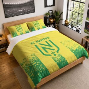 Housse De Couette FC Nantes 01 Parure de lit Ensemble De Literie - FCN Ligue 1
