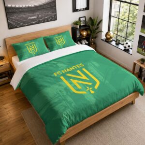 Housse De Couette FC Nantes 02 Parure de lit Ensemble De Literie - FCN Ligue 1