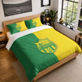 Housse De Couette FC Nantes 03 Parure de lit Ensemble De Literie – FCN Ligue 1