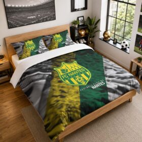 Housse De Couette FC Nantes 06 Parure de lit Ensemble De Literie – FCN Ligue 1