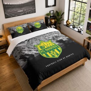 Housse De Couette FC Nantes 07 Parure de lit Ensemble De Literie - FCN Ligue 1
