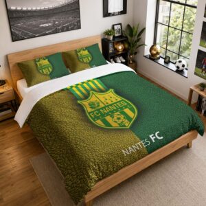 Housse De Couette FC Nantes 08 Parure de lit Ensemble De Literie - FCN Ligue 1