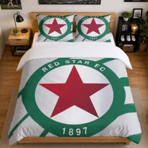 Alternative view of Housse De Couette Red Star FC 02 Parure de lit Ensemble De Literie - RSFC Ligue 2