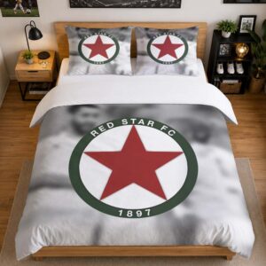 Alternative view of Housse De Couette Red Star FC 04 Parure de lit Ensemble De Literie - RSFC Ligue 2