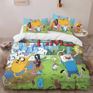Alternative view of Housse De Couette Fortnite Adventure Time Jake et Finn Parure de lit Ensemble De Literie