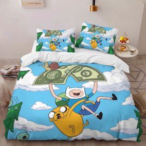 Alternative view of Housse De Couette Fortnite Adventure Time Chien et Humain Parure de lit Ensemble De Literie