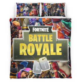 Housse De Couette Fortnite Battle Royale Tous les personnages 02 Parure de lit Ensemble De Literie