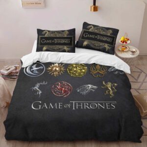 Alternative view of Housse De Couette Game of Thrones Toutes les Maisons Parure de lit Ensemble De Literie