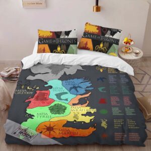 Alternative view of Housse De Couette Game of Thrones Carte des Maisons Parure de lit Ensemble De Literie