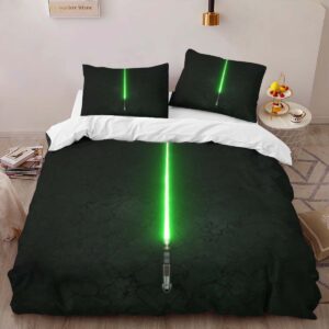 Alternative view of Housse De Couette Sabre laser vert Star Wars Parure de lit Ensemble De Literie