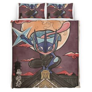 Housse De Couette Greninja Pokémon 2 Parure de lit Ensemble De Literie