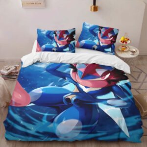 Alternative view of Housse De Couette Greninja Pokémon 4 Parure de lit Ensemble De Literie