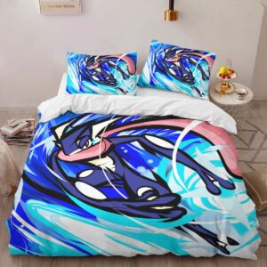 Alternative view of Housse De Couette Greninja Pokémon 5 Parure de lit Ensemble De Literie