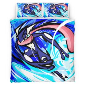 Housse De Couette Greninja Pokémon 5 Parure de lit Ensemble De Literie
