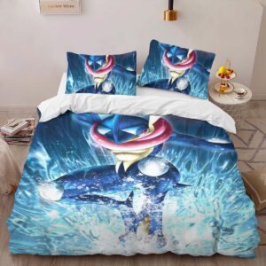 Alternative view of Housse De Couette Greninja Pokémon 6 Parure de lit Ensemble De Literie