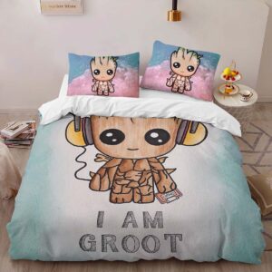 Alternative view of Housse De Couette Groot I Am Groot Parure de lit Ensemble De Literie