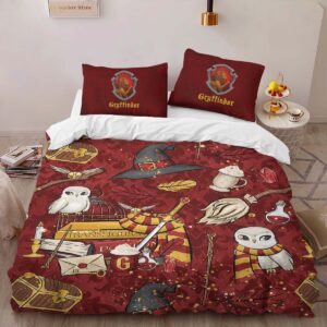 Alternative view of Housse De Couette Maison Gryffondor Harry Potter 15 Parure de lit Ensemble De Literie