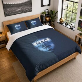 Housse De Couette Le Havre AC 01 Parure de lit Ensemble De Literie – HAC Ligue 1