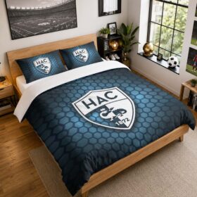 Housse De Couette Le Havre AC 08 Parure de lit Ensemble De Literie – HAC Ligue 1
