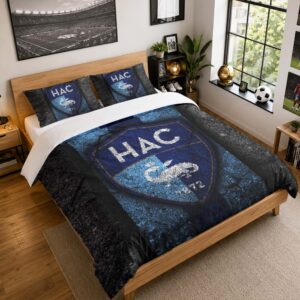 Housse De Couette Le Havre AC 09 Parure de lit Ensemble De Literie - HAC Ligue 1