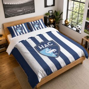 Housse De Couette Le Havre AC 12 Parure de lit Ensemble De Literie - HAC Ligue 1