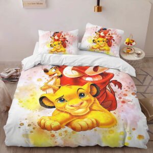 Alternative view of Housse De Couette Hakuna Matata Le Roi Lion Personnages 5 Parure de lit Ensemble De Literie