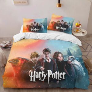 Alternative view of Housse De Couette Harry Potter Harry Hermione Ron Parure de lit Ensemble De Literie