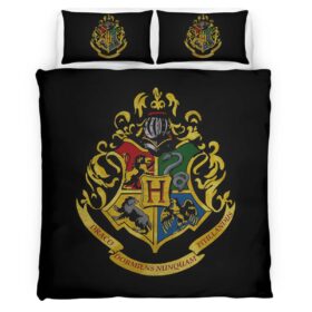 Housse De Couette Harry Potter École de Poudlard 10 Parure de lit Ensemble De Literie