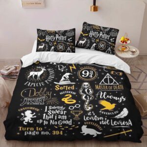Alternative view of Housse De Couette Harry Potter École de Poudlard 12 Parure de lit Ensemble De Literie