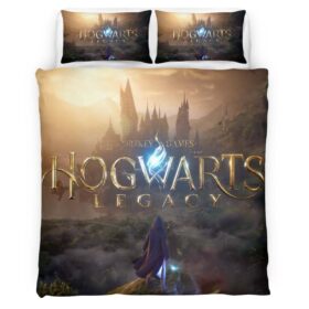 Housse De Couette Harry Potter École de Poudlard 2 Parure de lit Ensemble De Literie