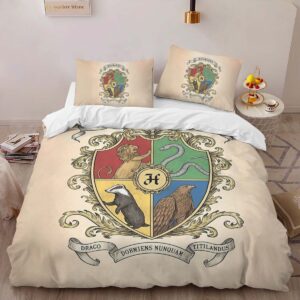 Alternative view of Housse De Couette Harry Potter École de Poudlard 8 Parure de lit Ensemble De Literie