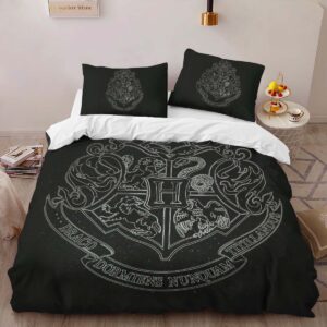 Alternative view of Housse De Couette Logo École de Poudlard Harry Potter 03 Parure de lit Ensemble De Literie