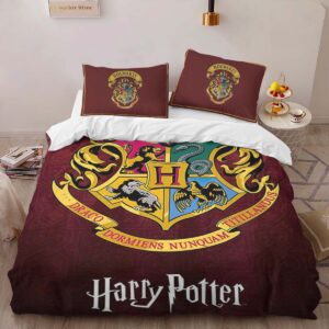 Alternative view of Housse De Couette Logo École de Poudlard Harry Potter Parure de lit Ensemble De Literie
