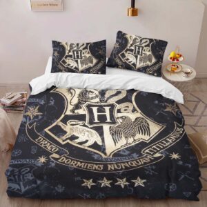 Alternative view of Housse De Couette Logo École de Poudlard Harry Potter Art Parure de lit Ensemble De Literie