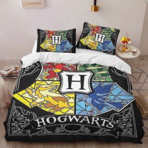 Alternative view of Housse De Couette Logo École de Poudlard Harry Potter Dessin Parure de lit Ensemble De Literie