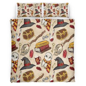 Housse De Couette Chouette Harry Potter 2 Parure de lit Ensemble De Literie