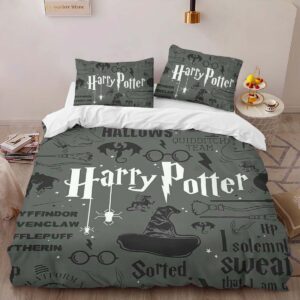 Alternative view of Housse De Couette Symboles Harry Potter – Reliques de la Mort, Choixpeau, Always Parure de lit Ensemble De Literie