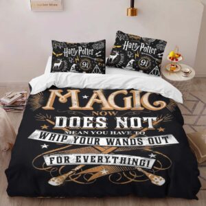 Alternative view of Housse De Couette Harry Potter « Sors ta baguette » Parure de lit Ensemble De Literie