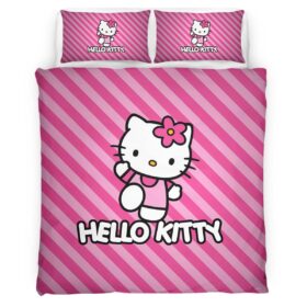 Housse De Couette Hello Kitty 02 Parure de lit Ensemble De Literie