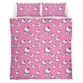 Housse De Couette Hello Kitty 07 Parure de lit Ensemble De Literie