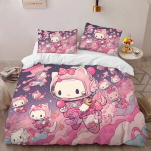 Alternative view of Housse De Couette Hello Kitty Rose 04 Parure de lit Ensemble De Literie