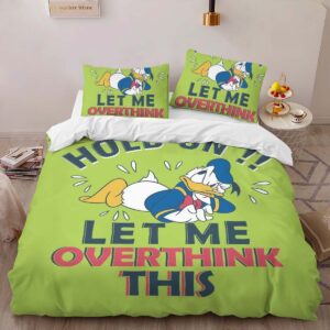 Alternative view of Housse De Couette Donald Duck « Hold on Let me Overthink This » Parure de lit Ensemble De Literie
