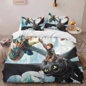 Alternative view of Housse De Couette Dragons Personnages 01 Parure de lit Ensemble De Literie