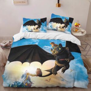 Alternative view of Housse De Couette Dragons Personnages 02 Parure de lit Ensemble De Literie