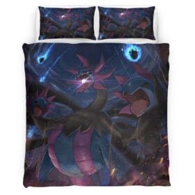 Housse De Couette Hydreigon Pokémon 2 Parure de lit Ensemble De Literie