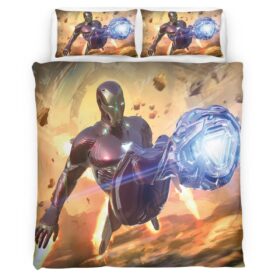 Housse De Couette Iron Man Avengers Marvel 1007 Parure de lit Ensemble De Literie