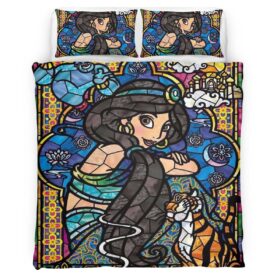Housse De Couette Jasmine Princesse Aladdin 03 Parure de lit Ensemble De Literie