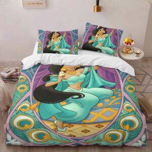 Alternative view of Housse De Couette Jasmine Princesse Aladdin 10 Parure de lit Ensemble De Literie