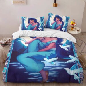 Alternative view of Housse De Couette Jasmine Princesse Aladdin Conte de fées Parure de lit Ensemble De Literie