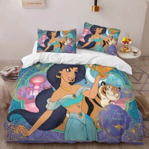 Alternative view of Housse De Couette Jasmine et Rajah – Aladdin 03 Parure de lit Ensemble De Literie